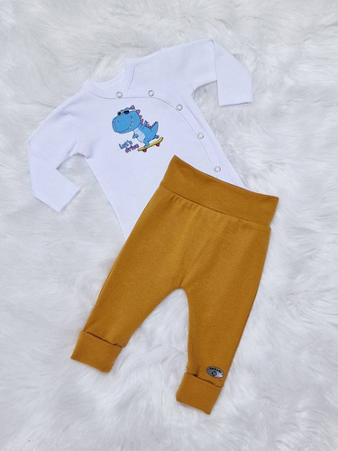 Let's Drive Bambarillo Body z długim rękawem kopertowe biały