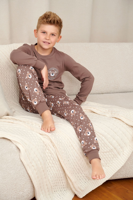 Piżama dziecięca 7202 Unisex Doctor Nap - burgundy
