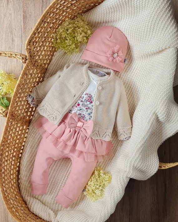 Sweterek BSW/026 ażurowy Marija - beżowy