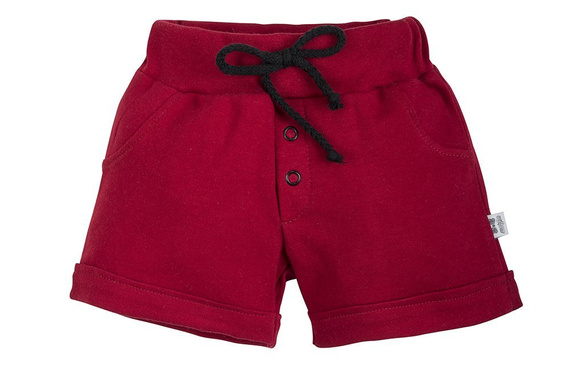 2410KR Bandito boy Spodenki krótkie Marija - bordo