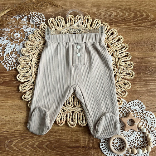 PDGB015 EkoBaby Mamatti Półśpiochy niemowlęce - beżowy