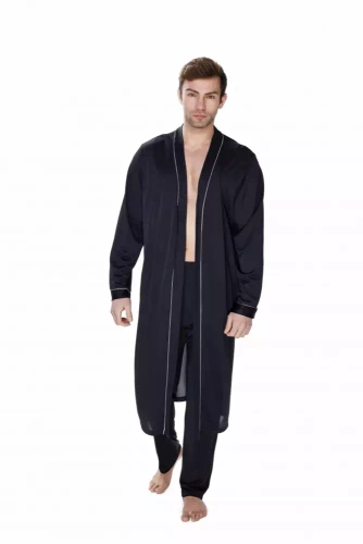 86468 Aleksander szlafrok męski James Bradley granatowy