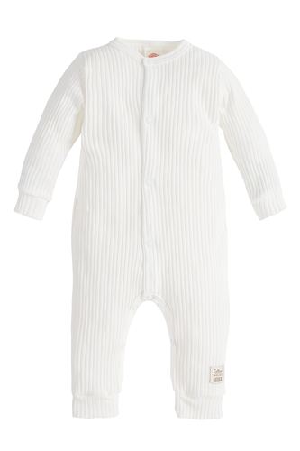 "Natural Harmony" Makoma Pajac bez stópek ecru