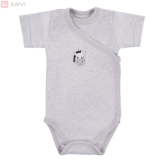 Body regulowane krótki rękaw "Baby Love" Ewa Klucze- róż