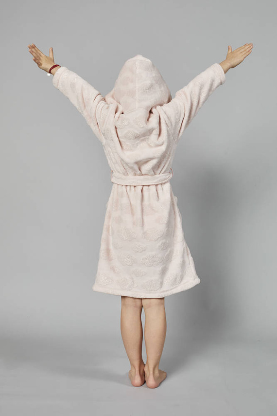 Drina Italian Fashion Szlafrok dziewczęcy - różowy