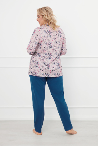 Lacenta Piżama Damska rozpinana Italian Fashion