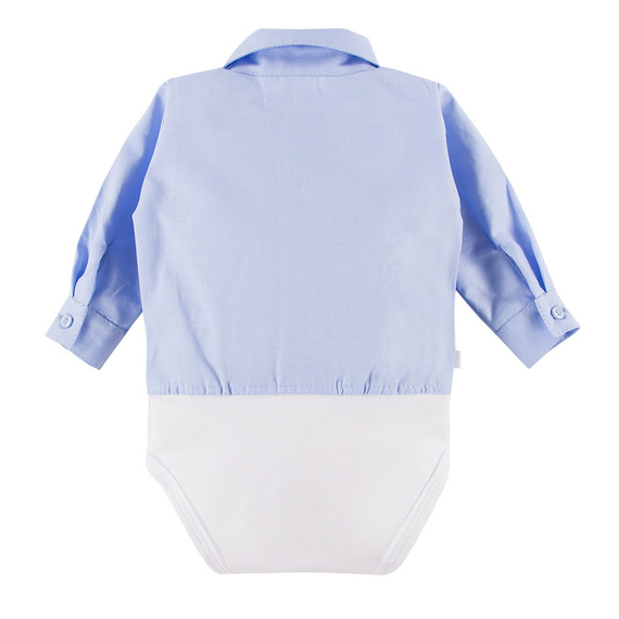 Ceremony Body z kołnierzykiem Eevi - niebieski