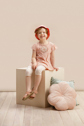 Summer Garden Pinokio Legginsy niemowlęce - beżowy