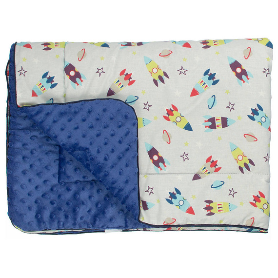 Papugi kocyk niemowlęcy Martex zielony