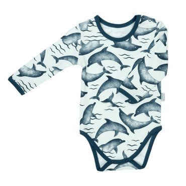 Body z długim rękawem 177099 "Delfin" Nicol - wzór