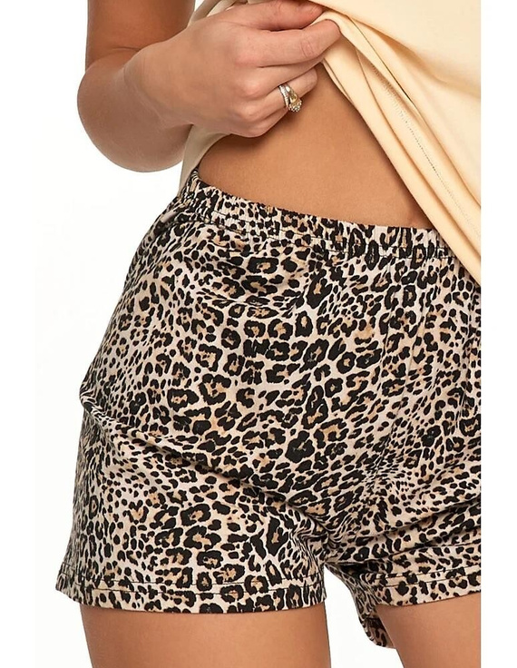 PDD3200-014, PDD3500-013 Piżama damska krótki rękaw Moraj - beżowy