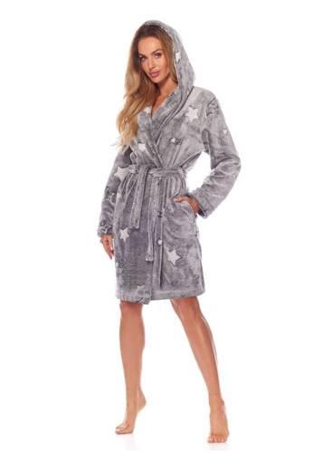 2212 Nela Szlafrok Damski L&L- melange