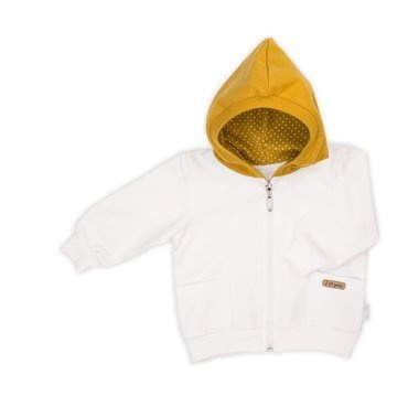 Bluza dresowa rozpinana 176271 "Michalina" Nicol - kremowy