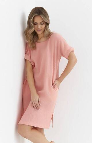 134 Koszula Nocna Muślinowa Cana - morelowa