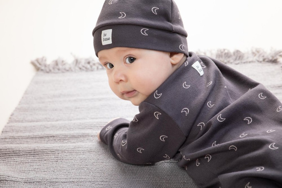 "Dreamer" Pinokio Pajac niemowlęcy - grafit druk