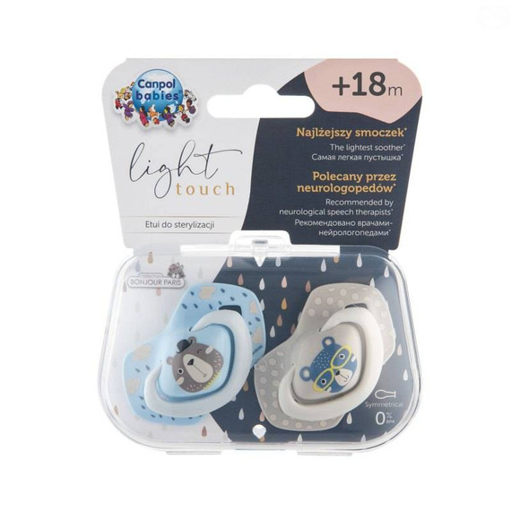 Bonjour Girl smoczek light touch Canpol Babies