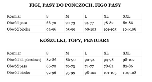 Jasmine figi pełne damskie PariPari - czarny