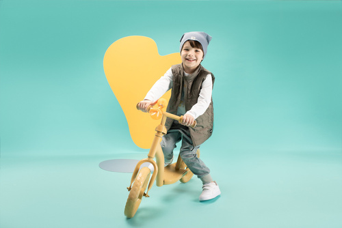 Fun Time Pinokio Kamizelka pikowana - zielony