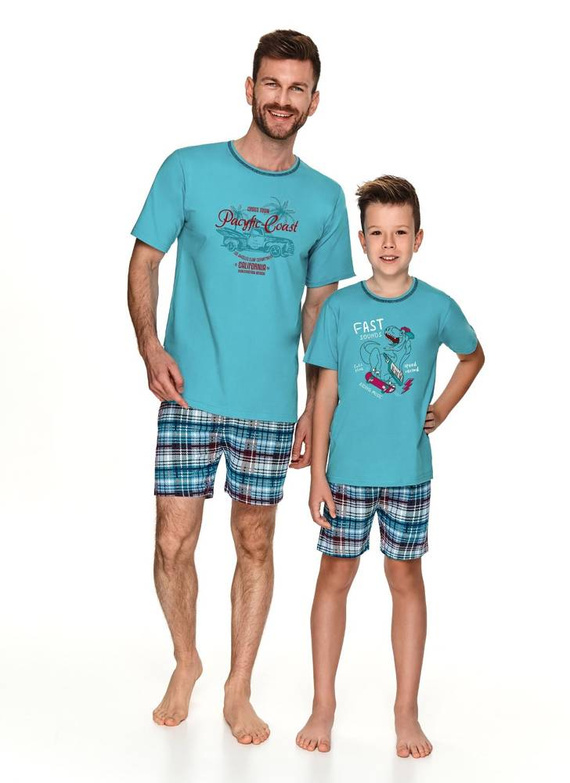 2746, 2747 Ivan piżama chłopięca Taro -turkusowy