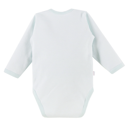 Big Bear Eevi Body z długim rękawem rozpinane - niebieski paski