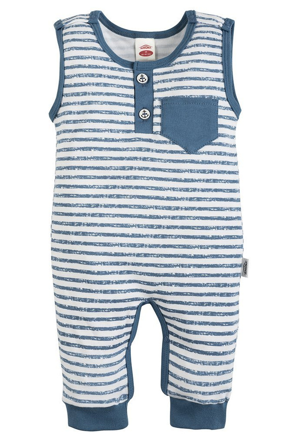 "BLUE SEA" Makoma Ogrodniczki biały