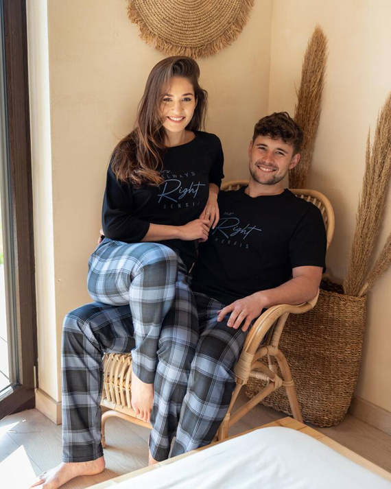 Sensis Victor Piżama męska - czarny