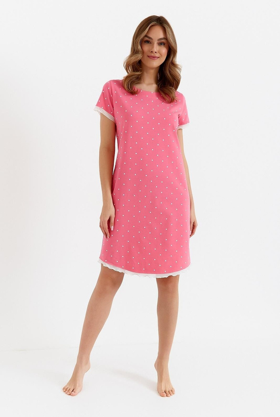 446 Koszula Nocna Cana -różowy