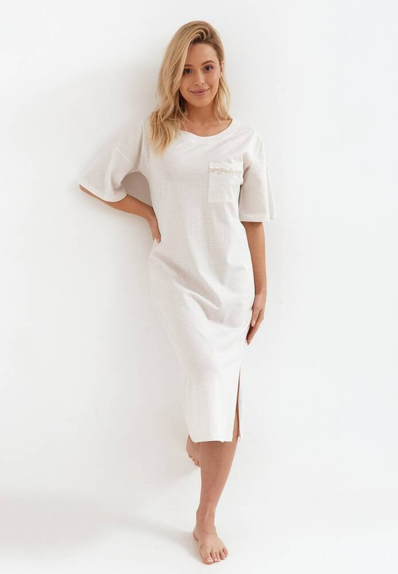 234 Koszula Nocna Cana -beżowy