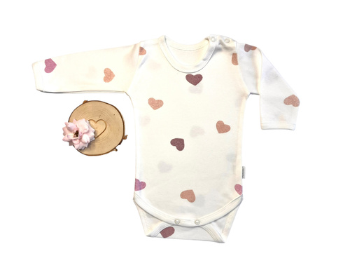 Mamatti BD15026 body niemowlęce z bawełny – certyfikowane, wygodne, bezpieczne dla skóry