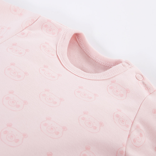 Big Bear Eevi Body z długim rękawem - różowy