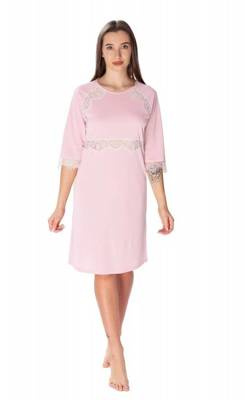 86458 Mona koszula nocna Mewa jasny róż