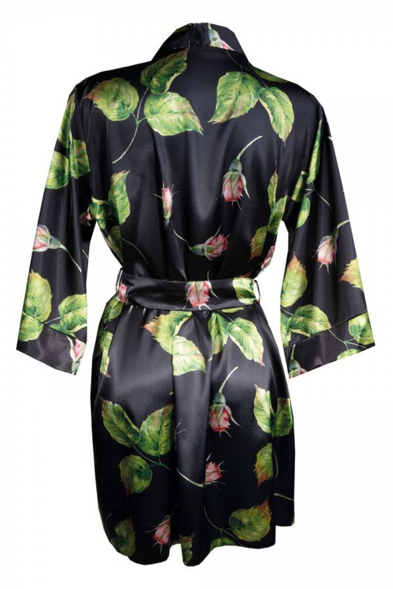 DK-P Flowers Podomka damska DKaren - czarny 008