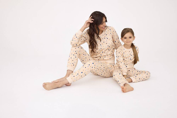 163/378 Maya Piżama damska Cornette beżowy