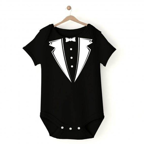 Body krótki rękaw "Smoking" Moocha biały