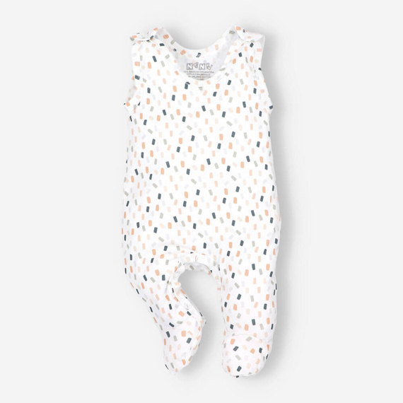 ABN-5325/KRE Śpiochy z bawełny organicznej Nini kremowy