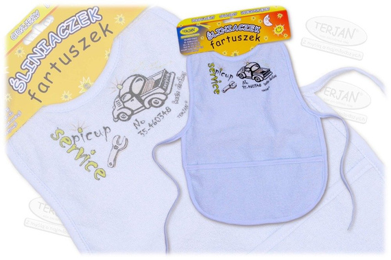 Śliniak fartuszek TERJAN ecru