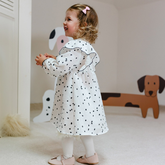 Dogs & Spots Eevi Sukienka muślinowa