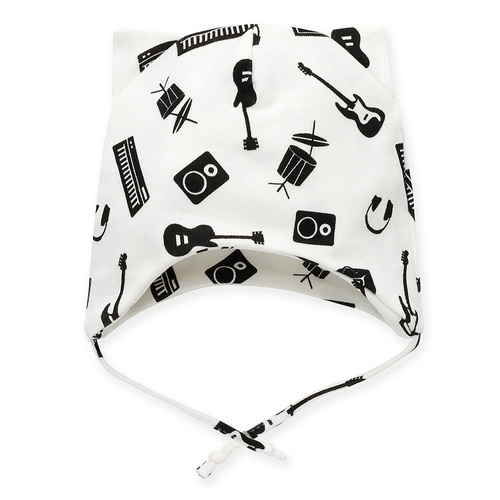 Lets Rock Pinokio Czapka dla chłopca - ecru