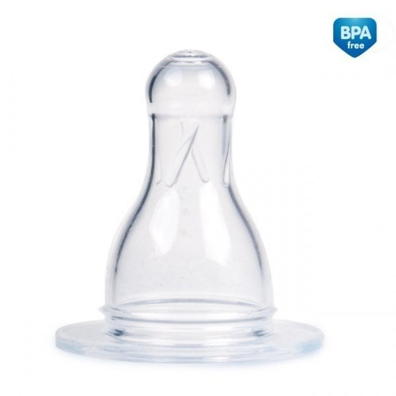 Smoczek Silikonowy Okrągły wolny Canpol Babies - 2szt.