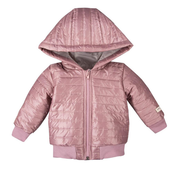 Kurtka "SIMPLY COMFY" z kapturem pikowana Ewa Klucze - wrzos