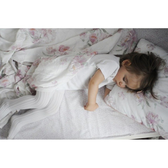 Prześcieradło z gumką Vintage Flowers- Makaszka