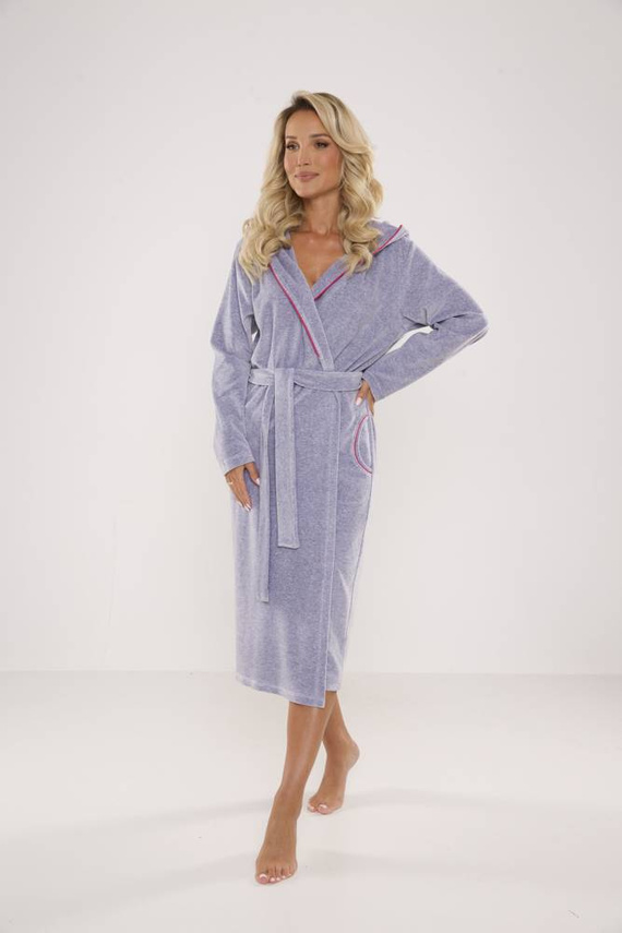 664 Lydie Forex Szlafrok damski - melanż jasny