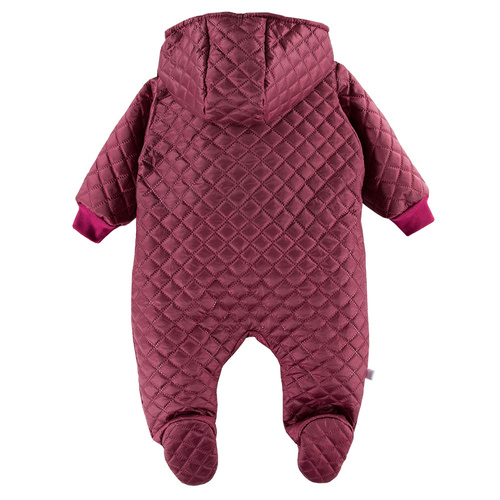 Bloom Eevi Kombinezon z kapturem, pikowany - bordowy