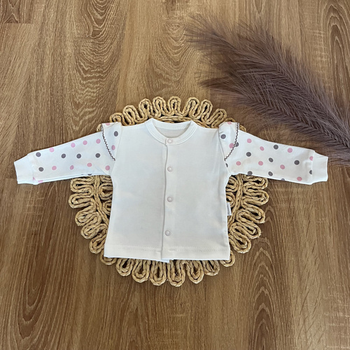 KA11010 Groszki Mamatti Kaftanik niemowlęcy