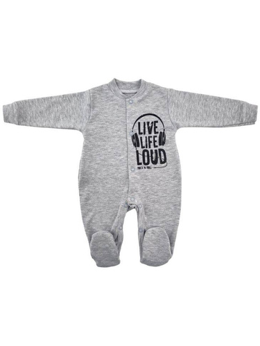 "Music" Terjan Pajac bawełniany - szary