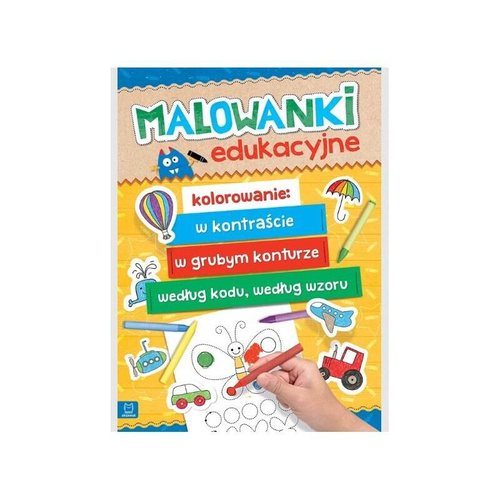 AKS491-0 Książeczka Malowanki edukacyjne Aksjomat