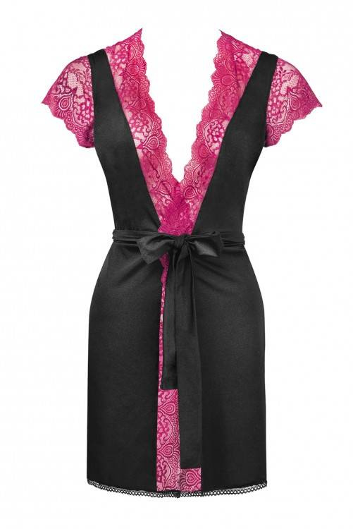 Kumiko LC 90428 Pink Rosses Collection Szlafrok damski LivCo Corsetti