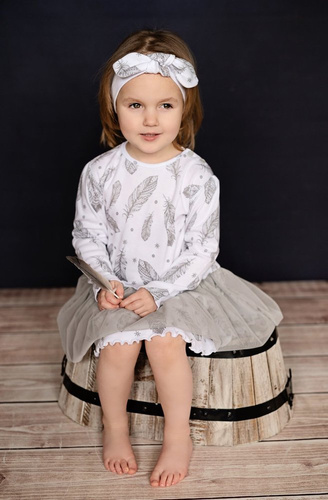 "WHITE ANGELO" Makoma Sukienka z tiulem 