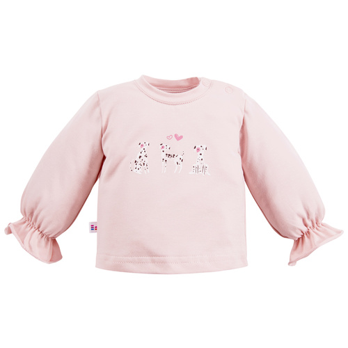 Dogs & Spots Eevi Bluzka dla dziewczynki - róż