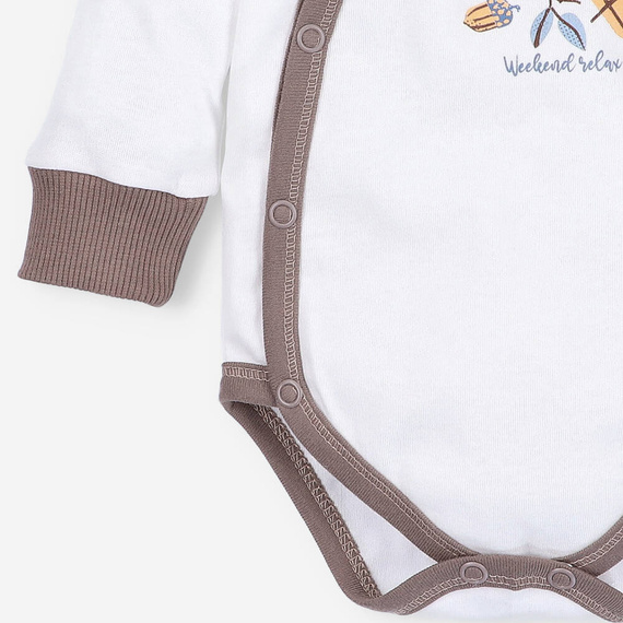 ABN-4496/ECR Skarby Jesieni Body kopertowe Nini ecru